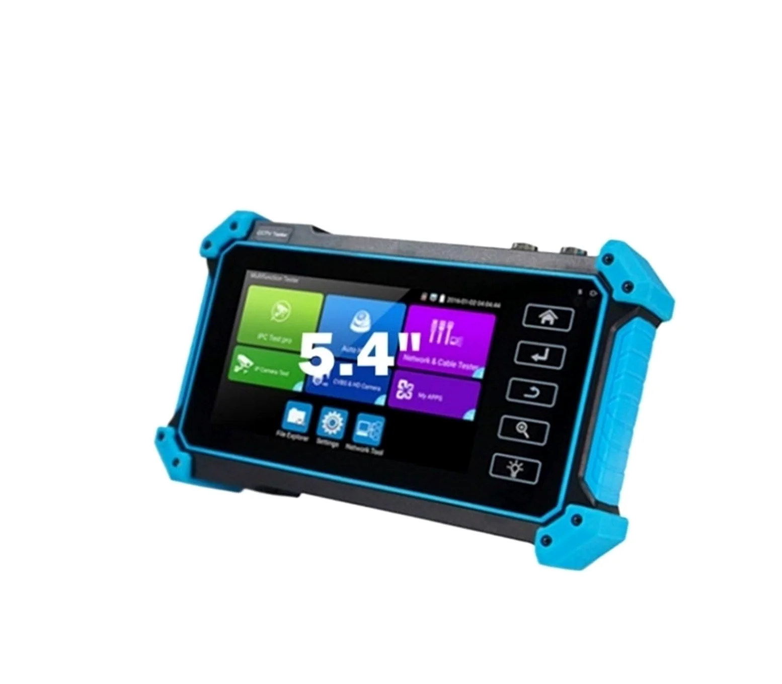 Tester CCTV, Telecamera IP CCTV Tester AHD CVI TVI SDI 5 Pollici Touch 4K VGA Ingresso Sicurezza Poe IPC Tester Cftv Mini Monitor Portatile Tester(IPC-5100C Plus)
