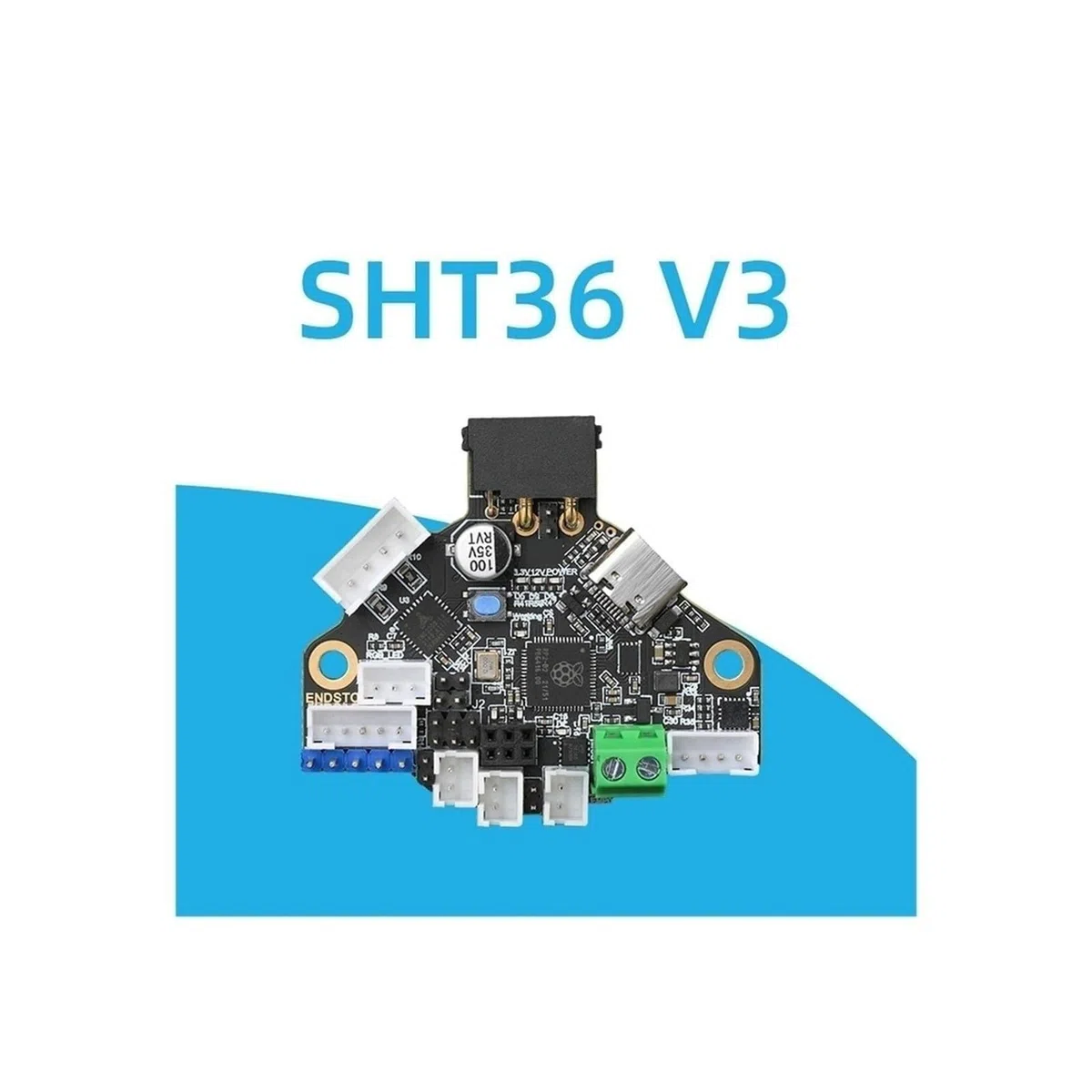 Aixinong1 Scheda Canbus RS232 SHT36 V3 RRF for stampante 3D Max Plus LDC1612 Nema14/17(Sht36 Eddy V3)