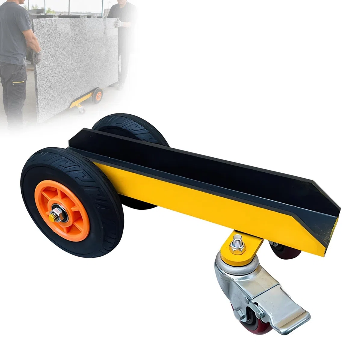 Carrello per Cartongesso, Porta Pannelli con Quattro Ruote