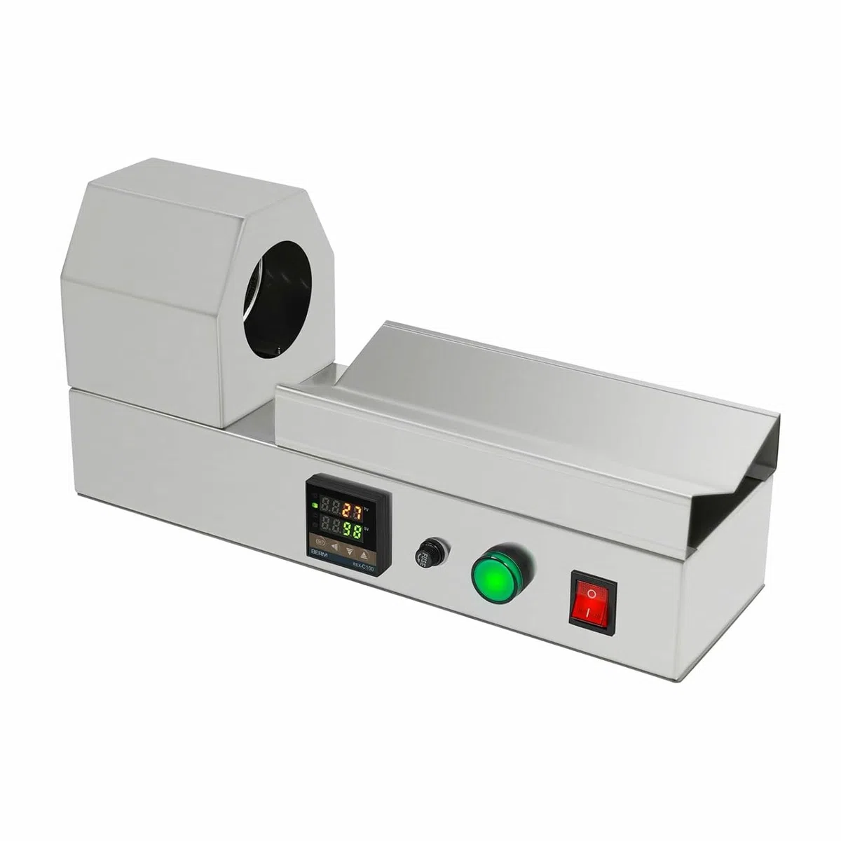 Macchina termoretraibile elettrica per capsule, sigillante termoretraibile in PVC con display digitale e temperatura regolabile per capsule da 70 mm, ideale per sigillare manicotti di bottiglie