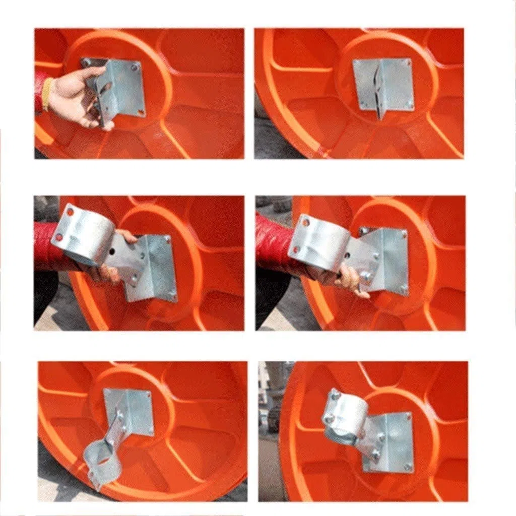 Specchio di sicurezza del traffico Specchio Di Sicurezza Rotondo Arancione Segnale Stradale Lente Grandangolare Specchio Convesso Curvo for Il Traffico, Parcheggio Applicabile Da 45 Cm E Collisioni Ad